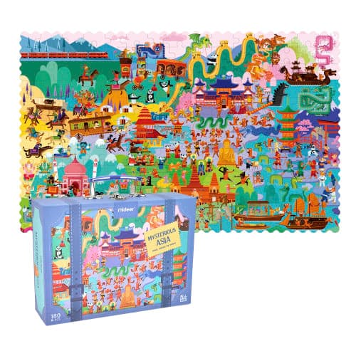 Mideer - Travel Around the World Puzzle - Mysterious Asia - 180pcs