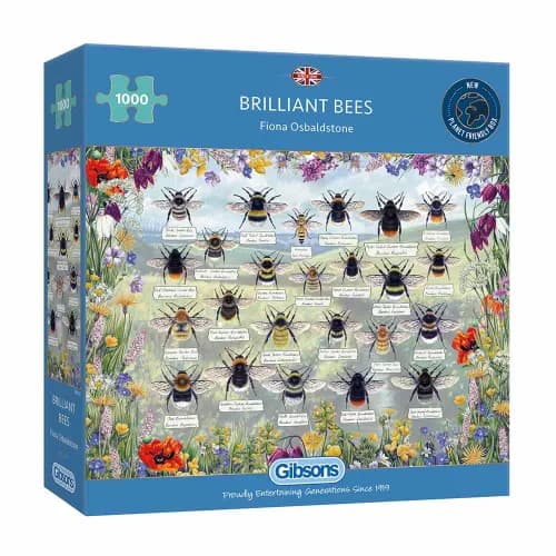 Gibsons - Brillant Bees - Jigsaw Puzzle - 1000pcs
