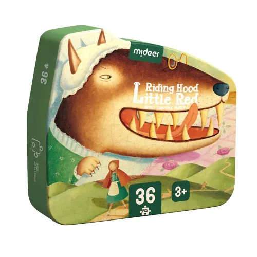 Mideer - Artist's Fairy Tale 36 Piece Jigsaw Puzzle: Little Red Riding Hood