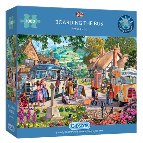 Gibsons - Boarding the Bus - Jigsaw Puzzle - 1000pcs