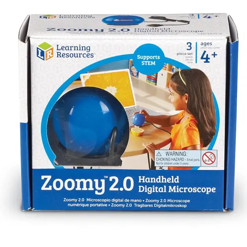 Learning Resources - Zoomy⢠2.0 Handheld Digital Microscope - Blue